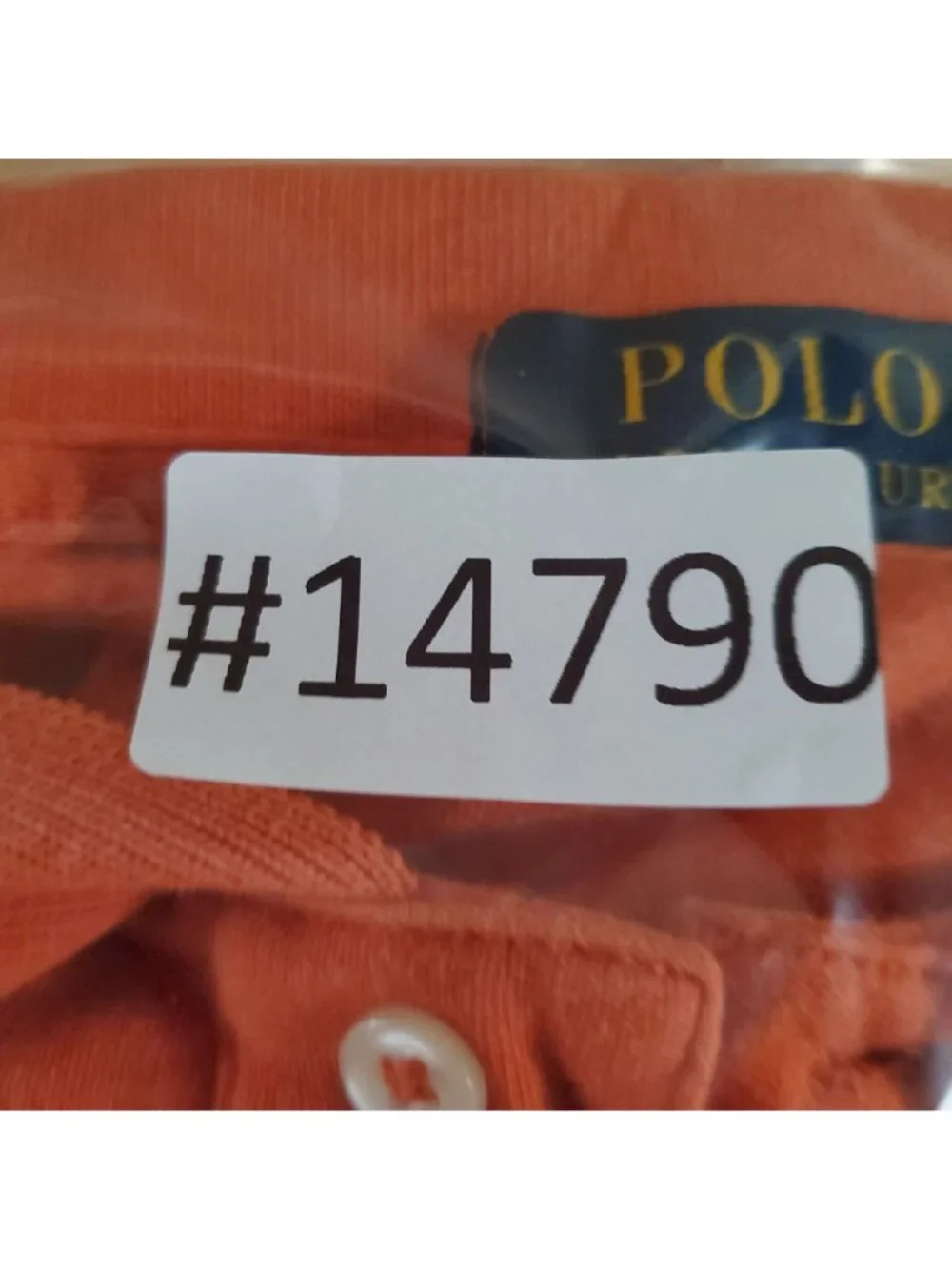 Polo Ralph Lauren Shirt Mens XXL Orange Classic Fit Polo Short Sleeve